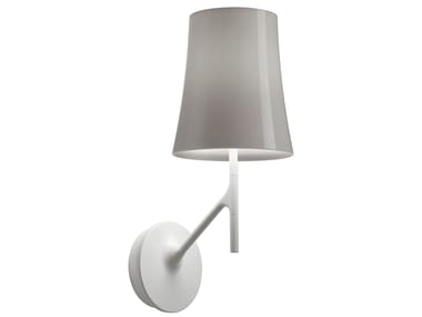 BIRDIE - Polycarbonate wall lamp with fixed arm by Foscarini