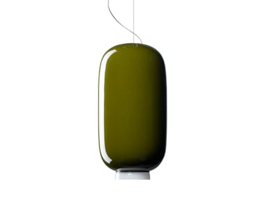 CHOUCHIN 2 - LED blown glass pendant lamp by Foscarini