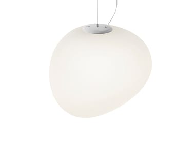 GREGG - LED blown glass pendant lamp by Foscarini