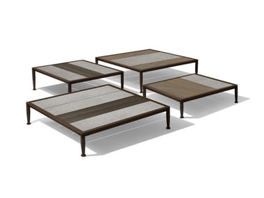 GEA - Square garden side table by Giorgetti