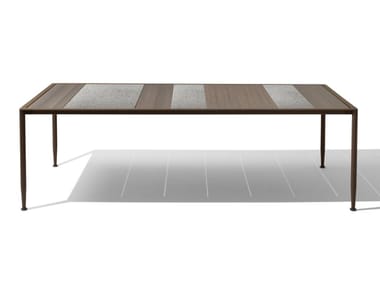 GEA - Rectangular garden table by Giorgetti