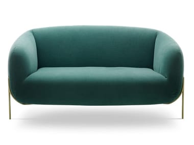 GEO - 2 seater fabric sofa with removable cover by Saba Italia