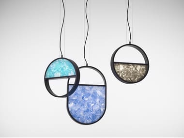 GEOMETRIC - Glass pendant lamp by Brokis