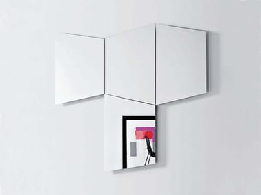 GEOMETRICA TRAPEZOIDALE - Wall-mounted mirror by Pianca