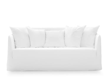 GHOST 10 - 3 seater fabric sofa with removable cover by Gervasoni