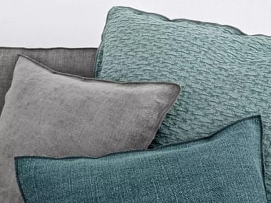 GHOST - Solid-color fabric sofa cushion by Gervasoni