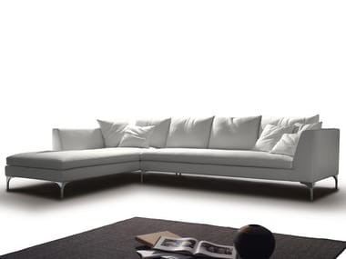 GIULIA - 5 seater corner fabric sofa by Flexstyle