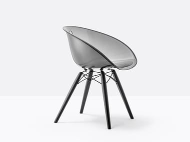 GLISS 905 - Polycarbonate chair by Pedrali