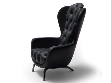 GUELFO - Bergere tufted armchair with armrests by Opinion Ciatti