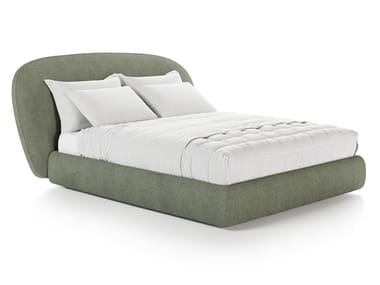 GUEST - Fabric bed with upholstered headboard by Liu Jo Living Collection