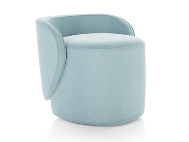 GUEST - Upholstered fabric stool by Liu Jo Living Collection