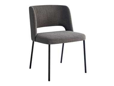 HARRI - Upholstered fabric chair by more