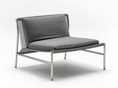 HI-TECH - Wire mesh easy chair by Living Divani