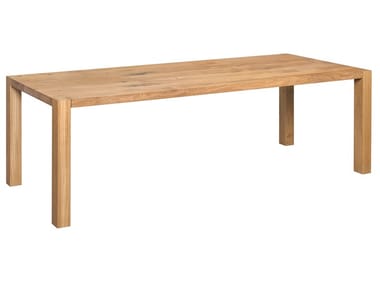 HOLBORN - Contemporary style rectangular oak contract table by e15