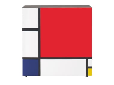 HOMAGE TO MONDRIAN - Highboard by Cappellini