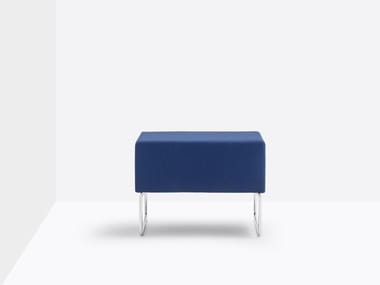 HOST 203 - Upholstered rectangular pouf by Pedrali