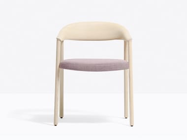 H?RA 2865 - Ash chair with armrests by Pedrali