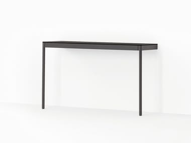 ICARO 015 - Rectangular steel console table with drawers by Desalto