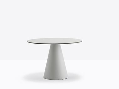 IKON 863 - Round plastic table by Pedrali