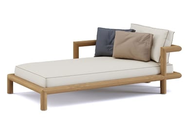 IMANE - Iroko sun lounger by Paolo Castelli