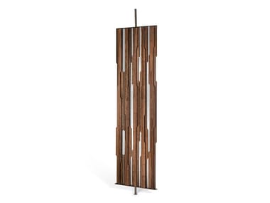 IN-DEPENDENT - Walnut and mirror room divider by Arketipo