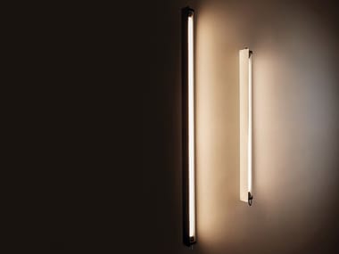 IN THE TUBE 360¡Æ FLAP - LED Borosilicate glass wall lamp by DCW Editions