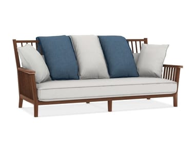 INOUT 703 - 3 seater iroko garden sofa by Gervasoni