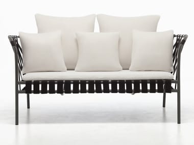 INOUT 852 - Powder coated aluminium garden sofa by Gervasoni