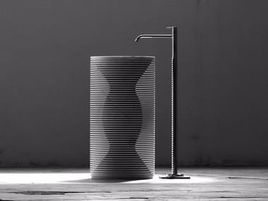 INTROVERSO - Freestanding marble washbasin by Antonio Lupi Design