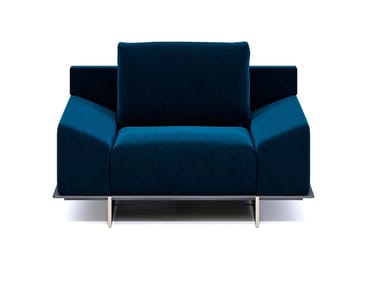 IPANEMA - Fabric armchair with armrests by Paolo Castelli