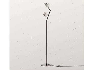 STONE 290.20 - Glass floor lamp by Il Fanale