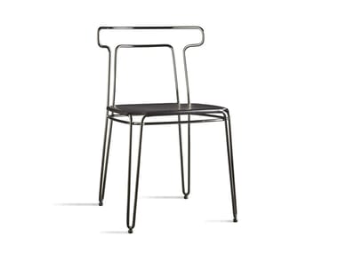 JACKIE - Open back steel chair by Colico