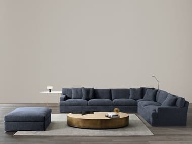 JAMES - Corner sectional fabric sofa by Meridiani