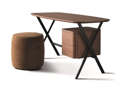 JASPER - Wooden secretary desk with drawers by Meridiani