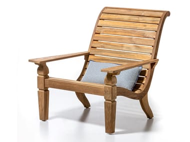 JEKO 26 - Teak garden armchair with armrests by Gervasoni