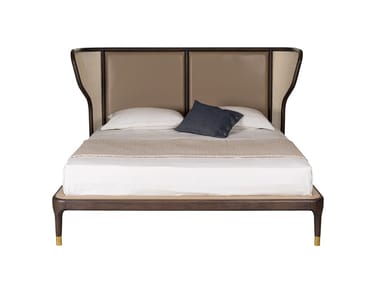 JOYCE - Double bed with upholstered headboard by Morelato