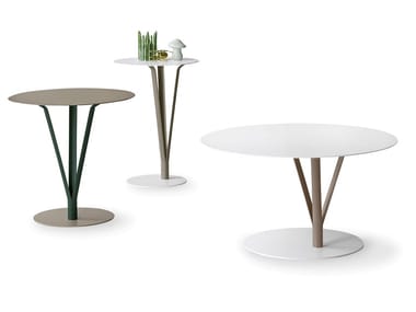 KADOU COFFEE - Metal coffee table by Bonaldo