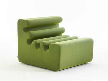 KARELIA - Modular fabric armchair with removable cover by Zanotta