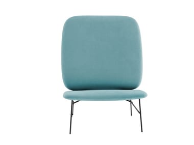 KELLY H - High-back fabric armchair by Tacchini