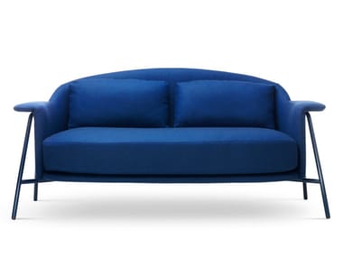 KEPI - 2 seater fabric sofa with removable cover by Saba Italia