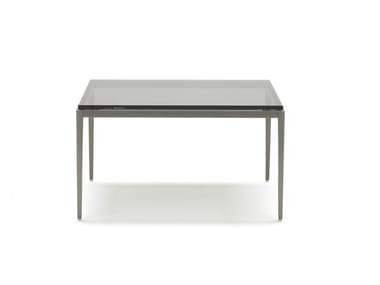 KESSLER - Rectangular glass coffee table by Misuraemme