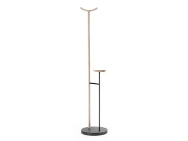 KIGI - Aluminium and wood coat stand by Living Divani