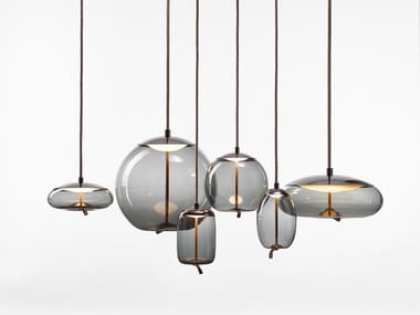 KNOT - LED blown glass pendant lamp by Brokis