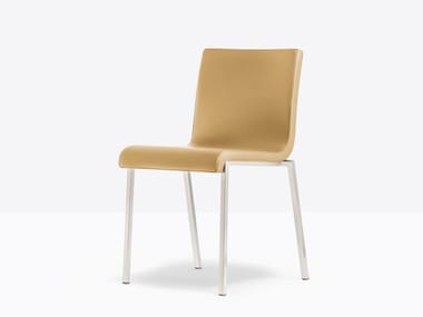 KUADRA XL 2481 - Upholstered chair by Pedrali