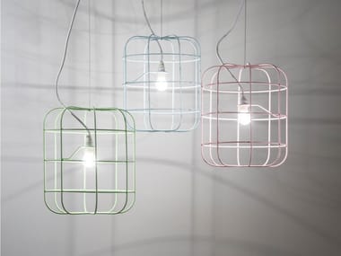 LA CAGE - Steel pendant lamp by Dark