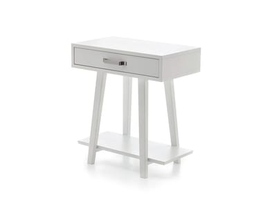 LC 53 - Solid wood bedside table with drawers by Gervasoni