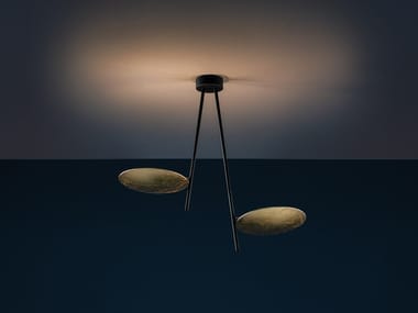 LEDERAM C2 - LED aluminium ceiling lamp by Catellani & Smith