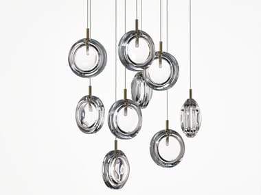 LENS 9 - Handmade glass pendant lamp by bomma