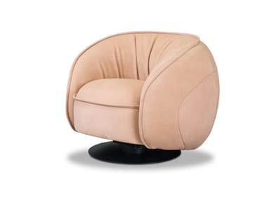 LEON - Swivel armchair by BAXTER