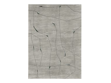 LILING - Rectangular Bamboo silk and wool rug by Giorgetti